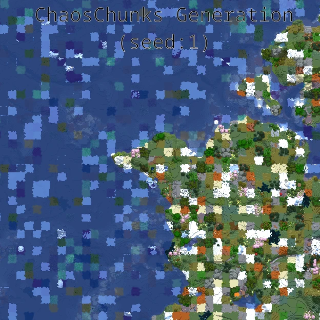 Chaoschunks biome-randomized terrain generation